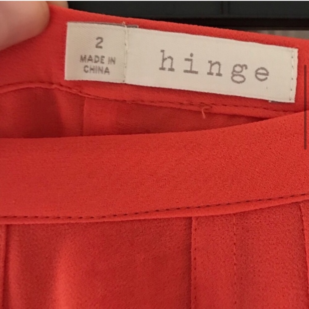 Statement High Waist Maxi Skirt Coral Red - Picture 4 of 8